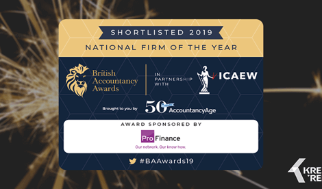 We are shortlisted as 'National Firm of the Year' | Kreston Reeves